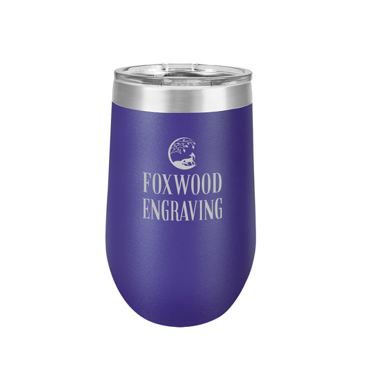 Engraved 16oz Stemless Tumbler