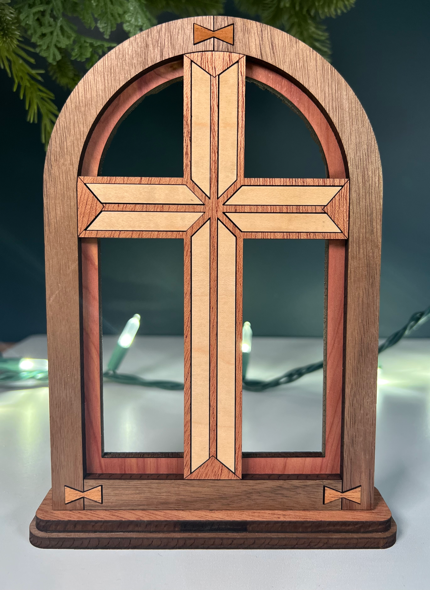 Holiday Arch Mantle Decor