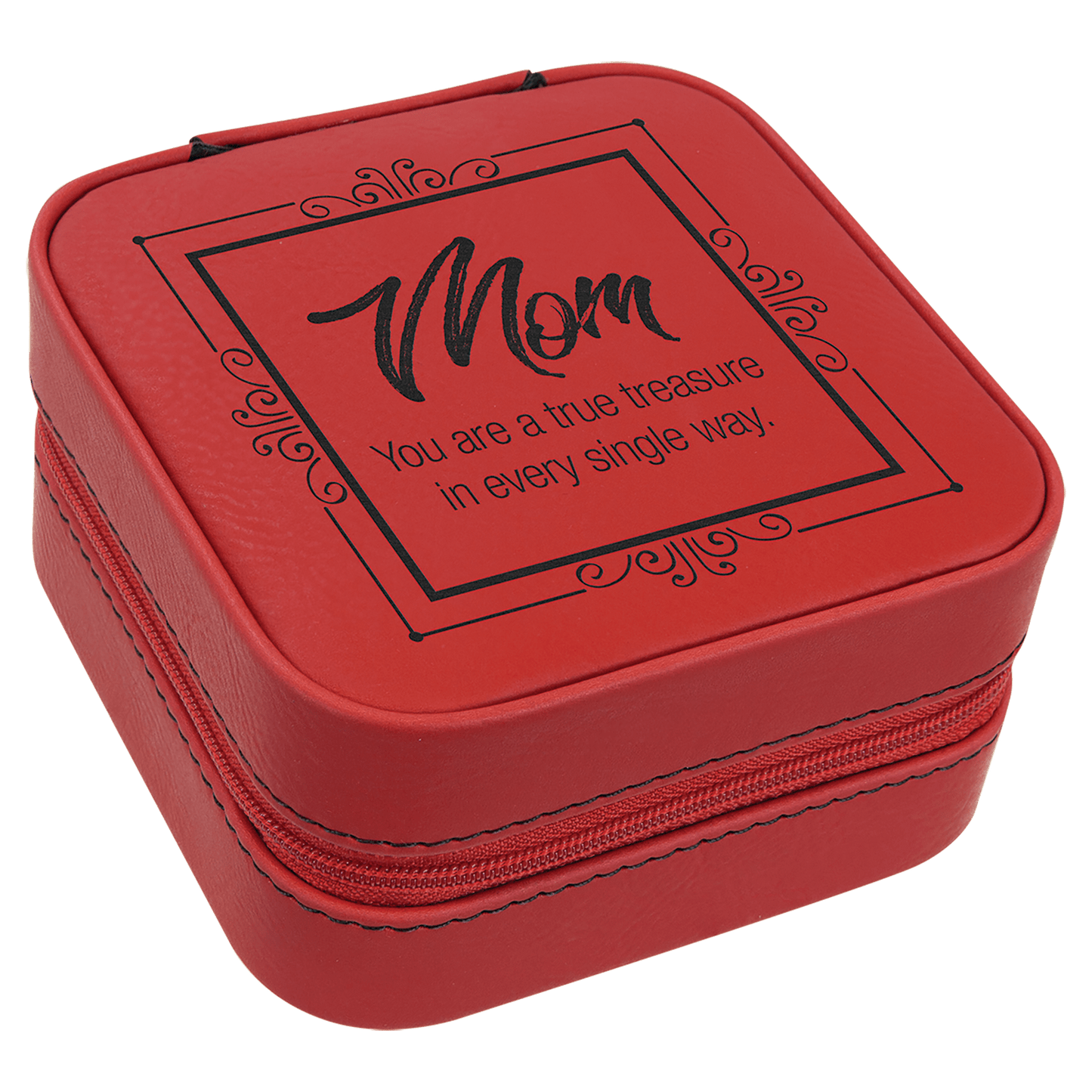 Custom Engraved Travel Jewelry Box