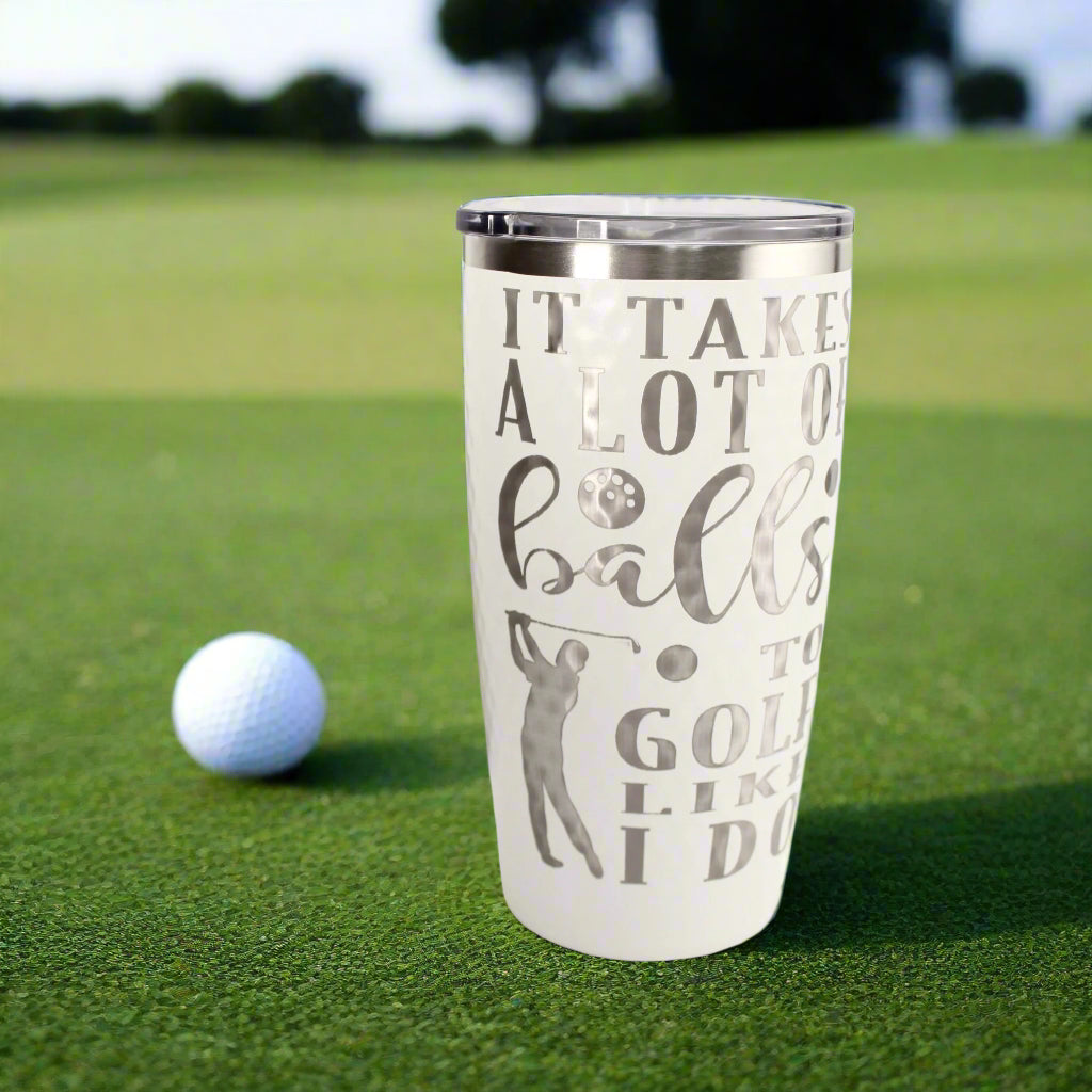 20 oz Custom Golf Tumbler