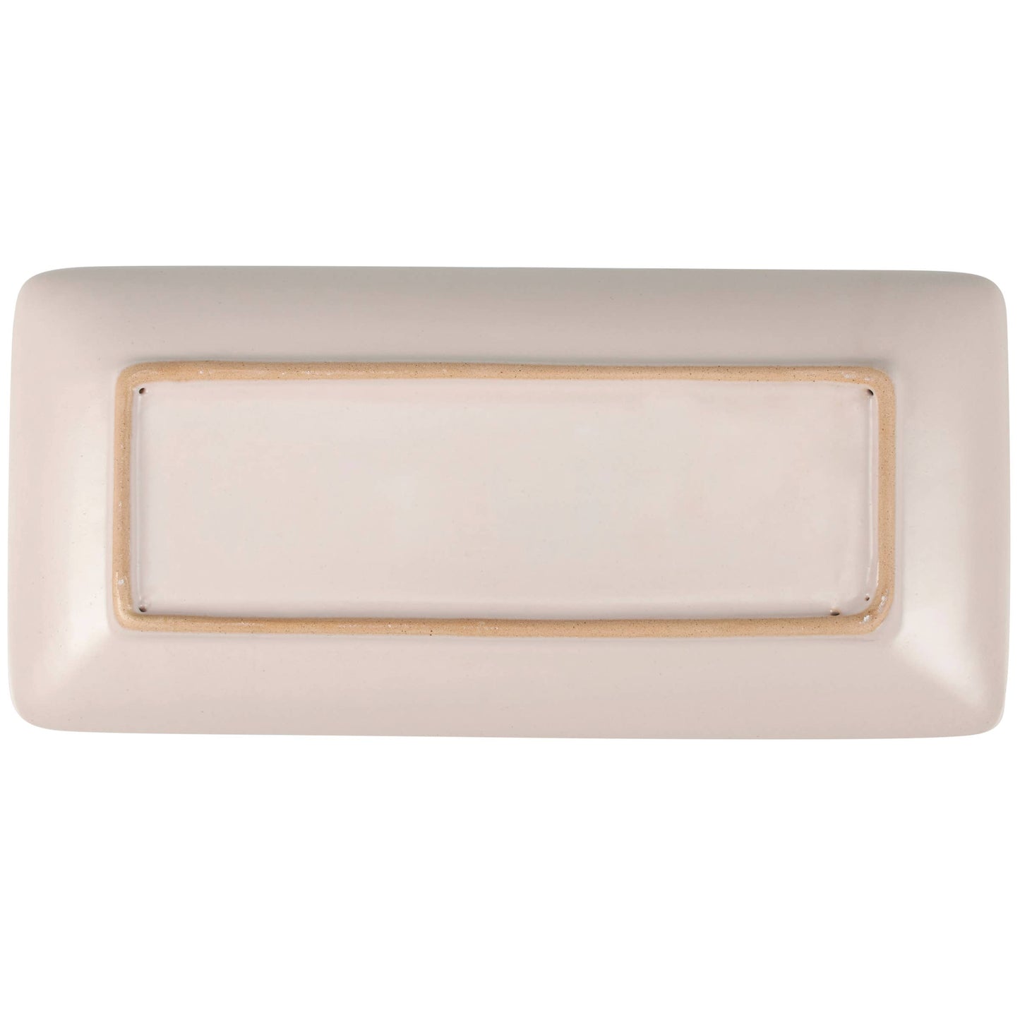 Harvest collection platter featuring leaf impressions in brown tones.