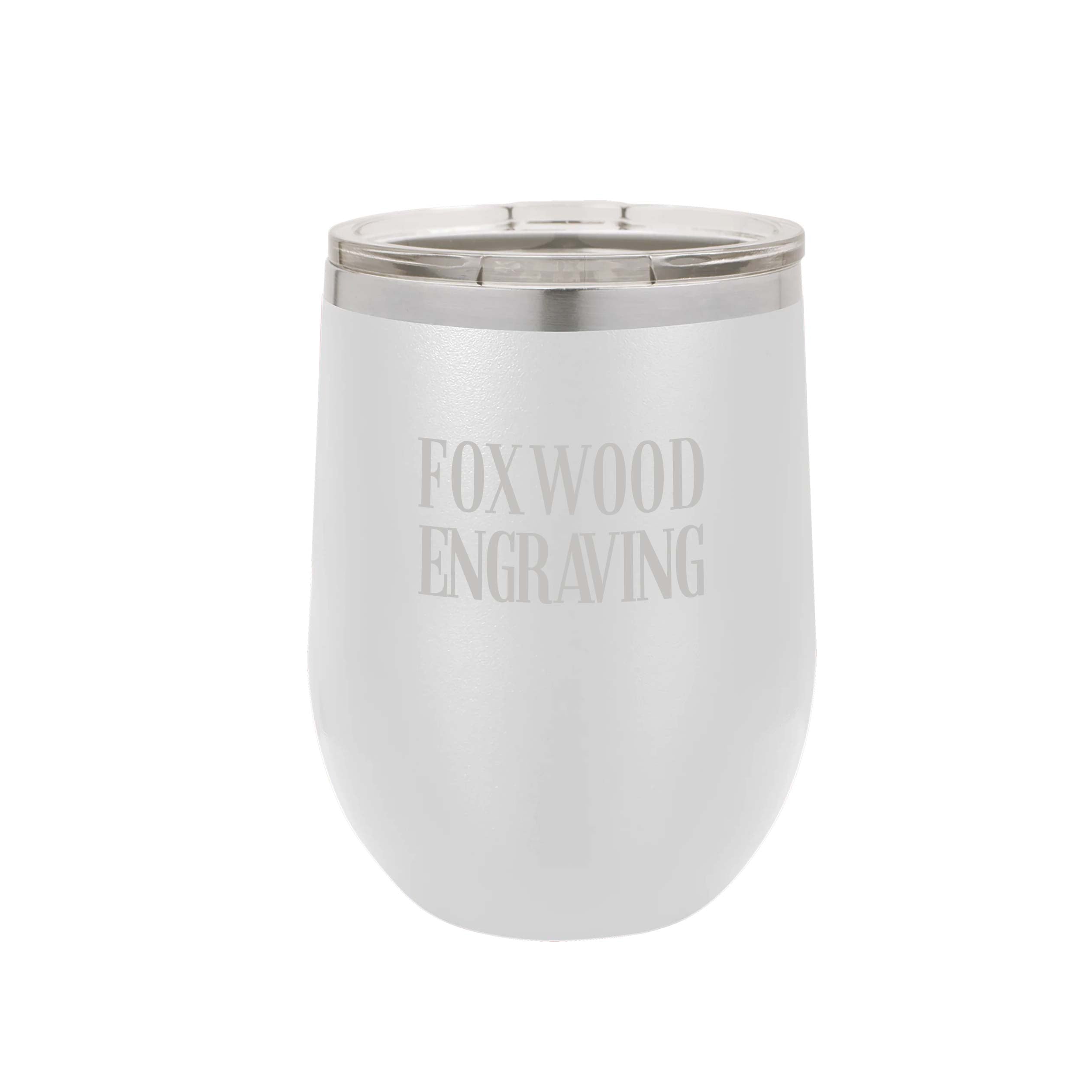 Engraved 12oz Wine Tumbler