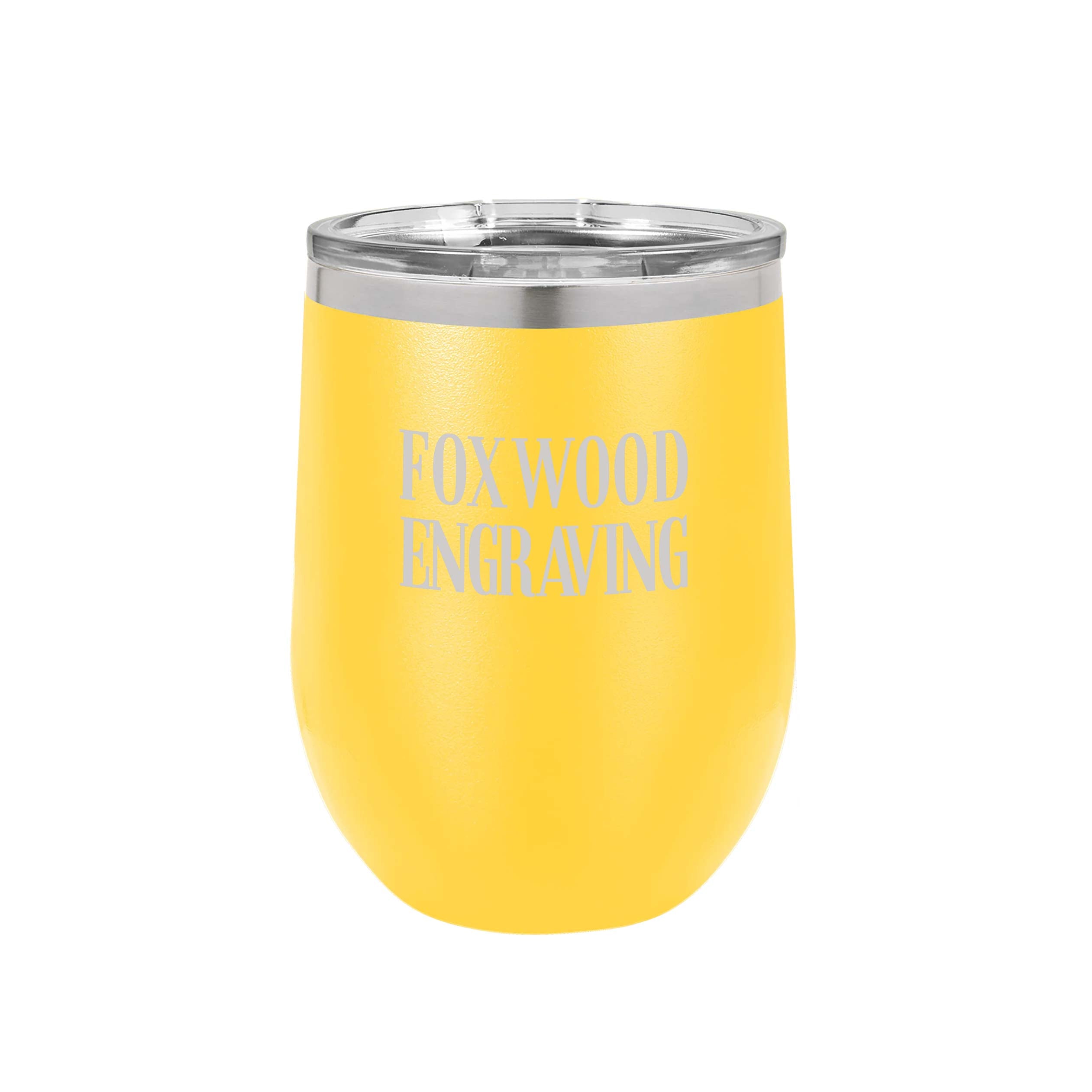 Engraved 12oz Wine Tumbler