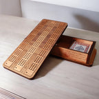 Handcrafted Wooden Cribbage Game Set