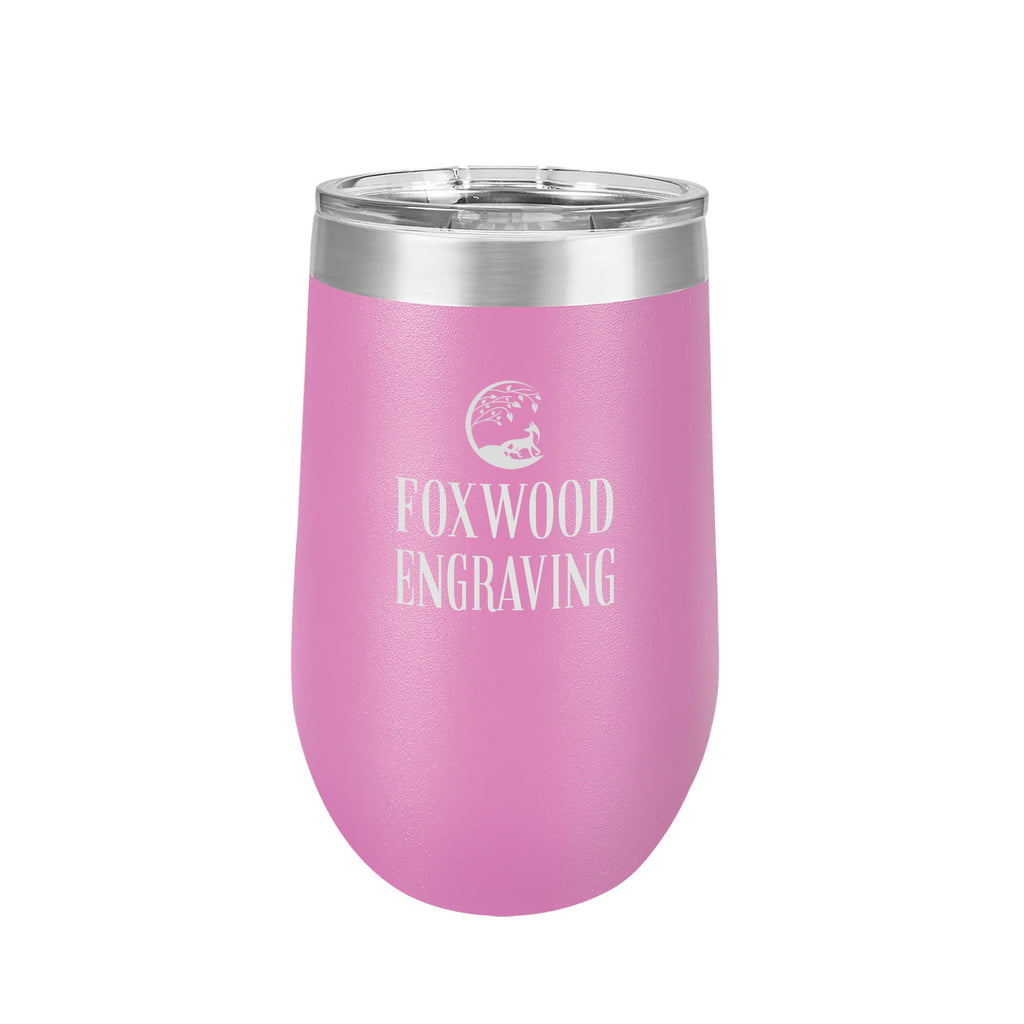 Engraved 16oz Stemless Tumbler