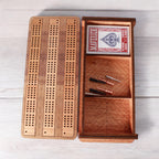 Handcrafted Wooden Cribbage Game Set