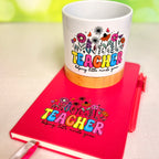 Teacher – Teach. Love. Inspire.” Notebook & Planter Gift Set