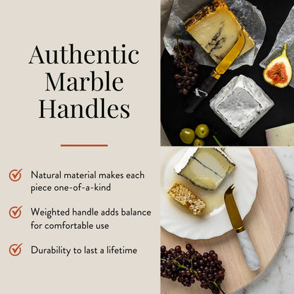 Marble Cheese Knife Gift Set Starter Kit