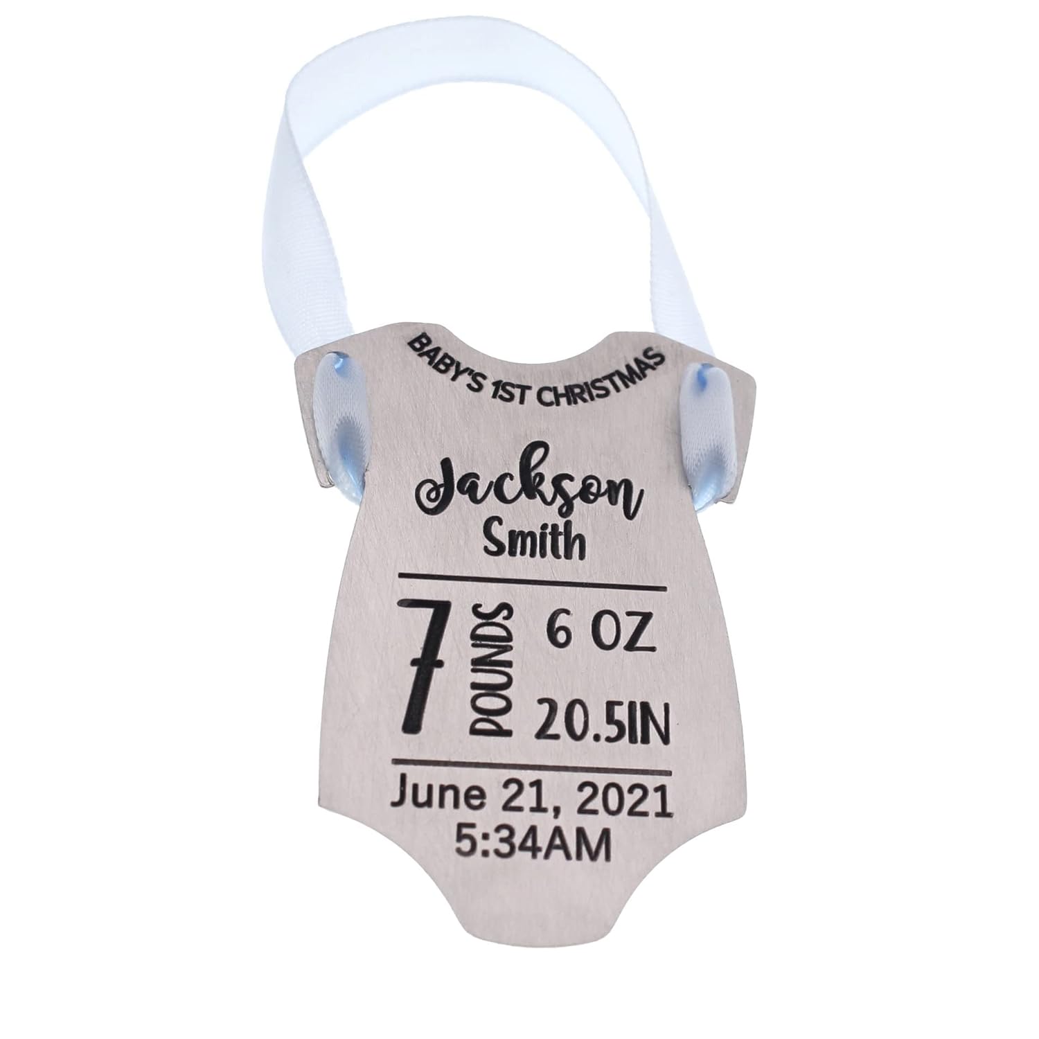 Christmas Onesie Baby's First Christmas Ornament