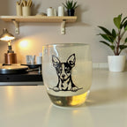 Custom Etched Glassybaby – Personalized Sandblasting & Color Fill Service