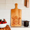GrillFather Engraved Cutting Board with Handle