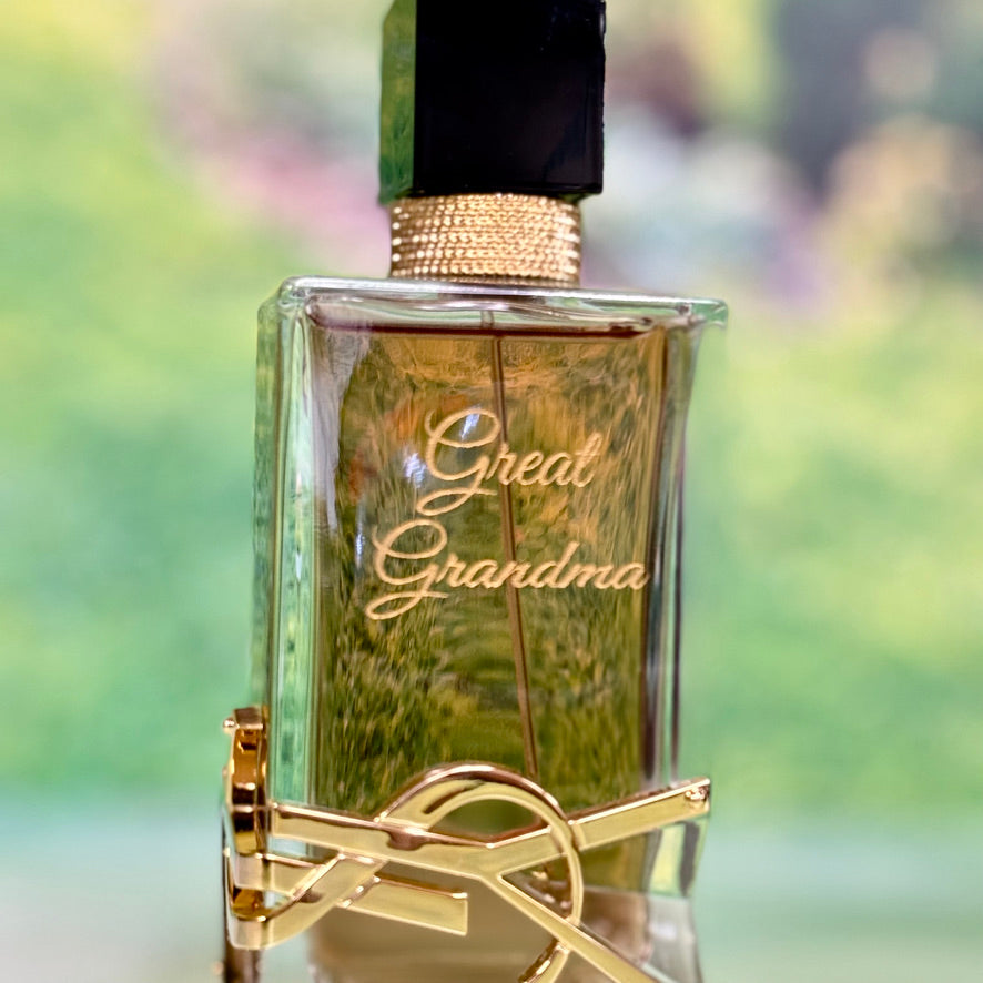 Custom Engraved Perfume Bottle – Personalized with Initials & Date