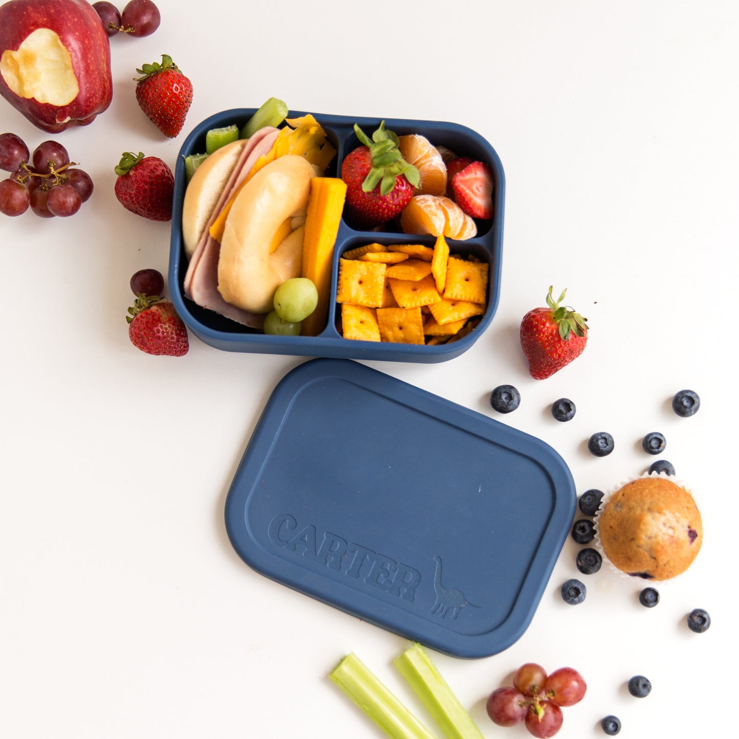Custom Engraved Silicone Lunch Box