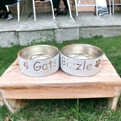 Personalized Polar Camel Pet Bowl