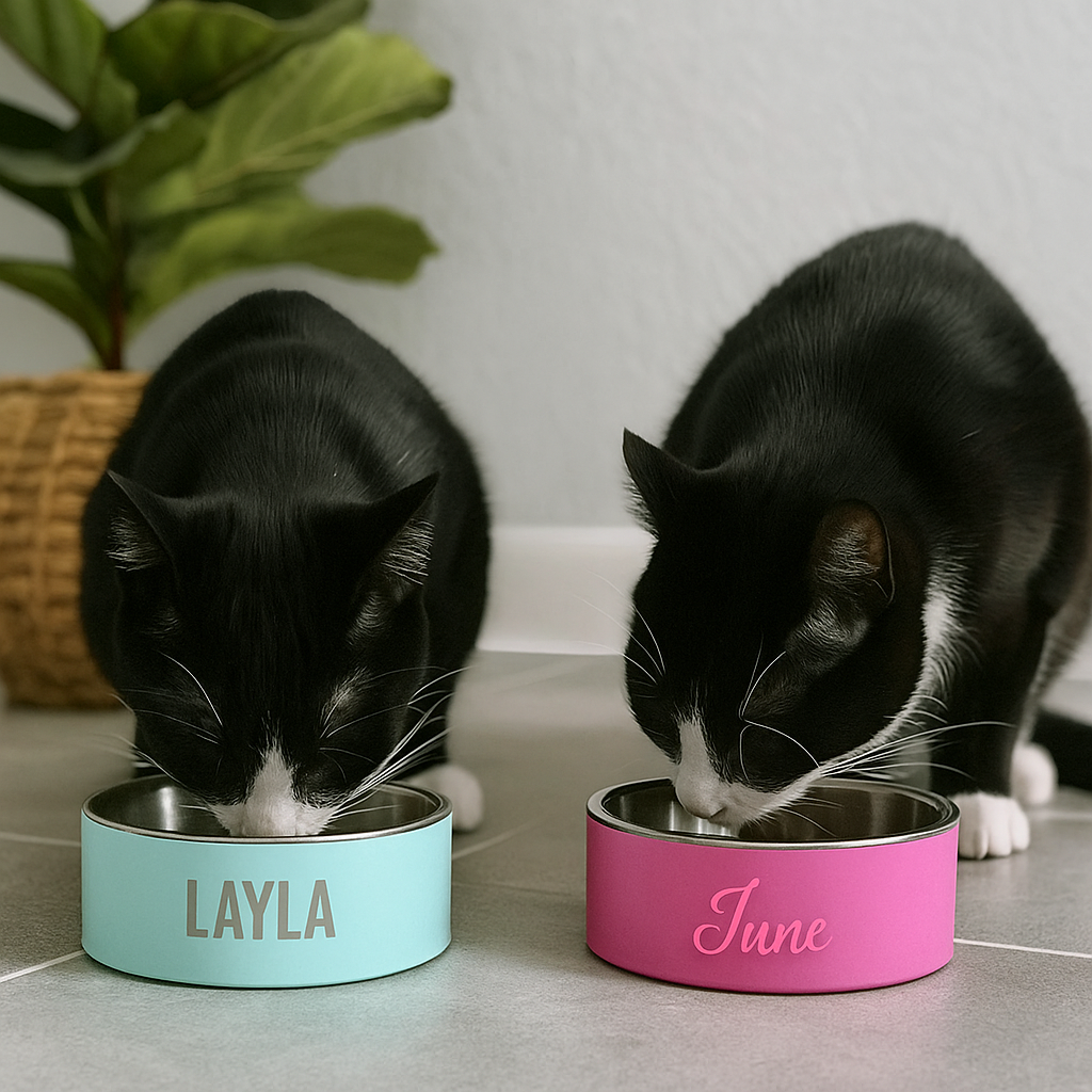 Personalized Polar Camel Pet Bowl
