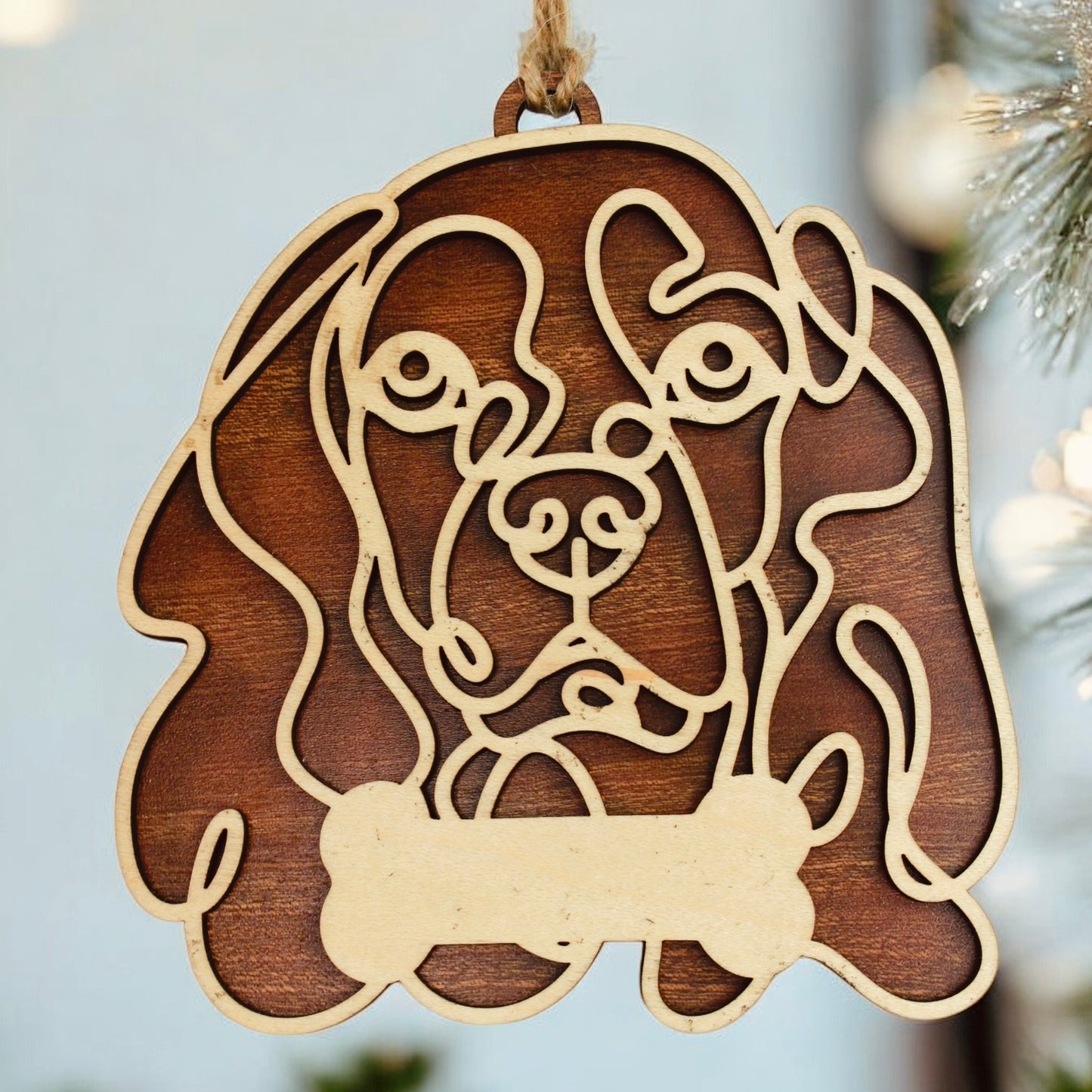 Cocker Spaniel personalized dog breed ornament