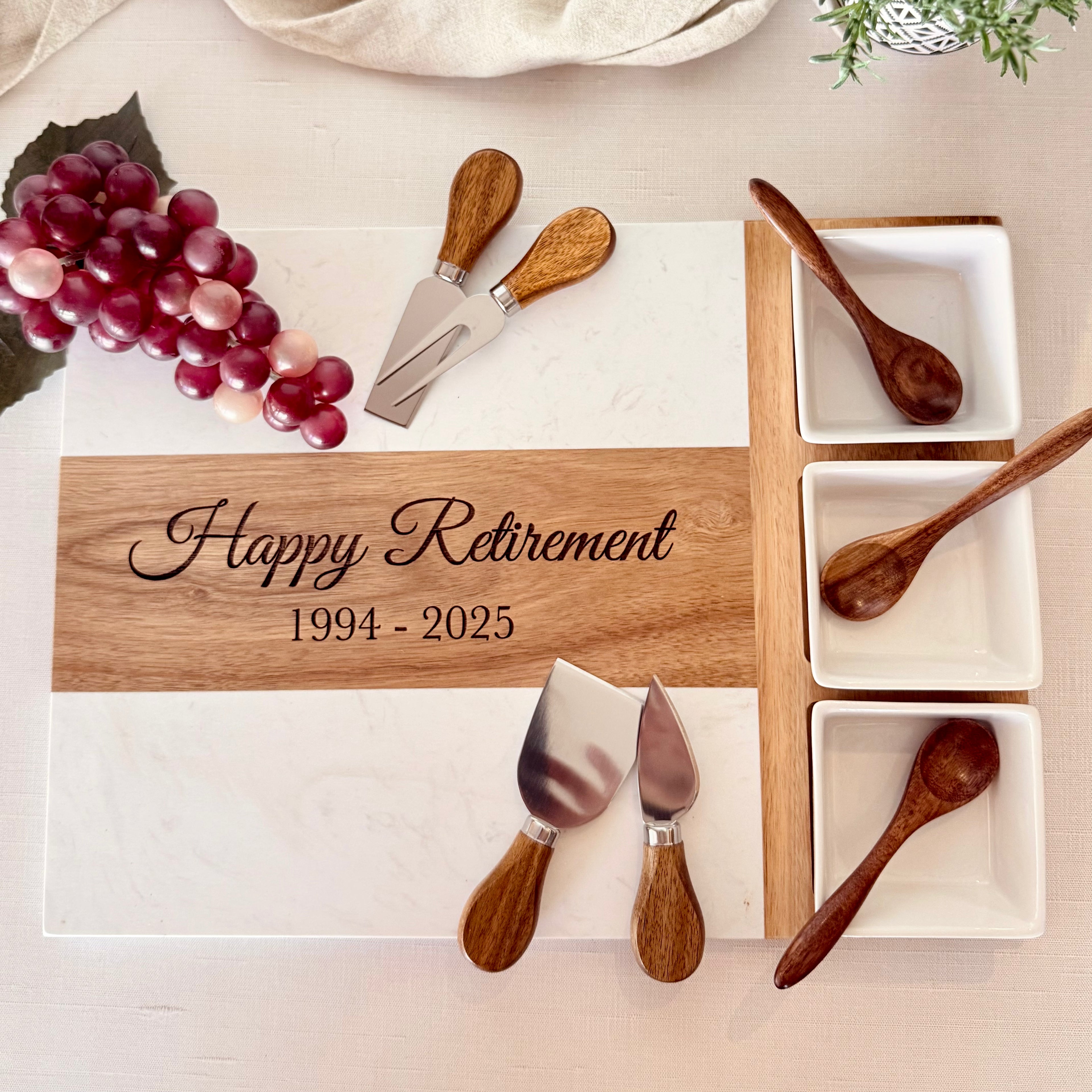 Personalized Charcuterie Board Gift Set – Custom for Any Occasion