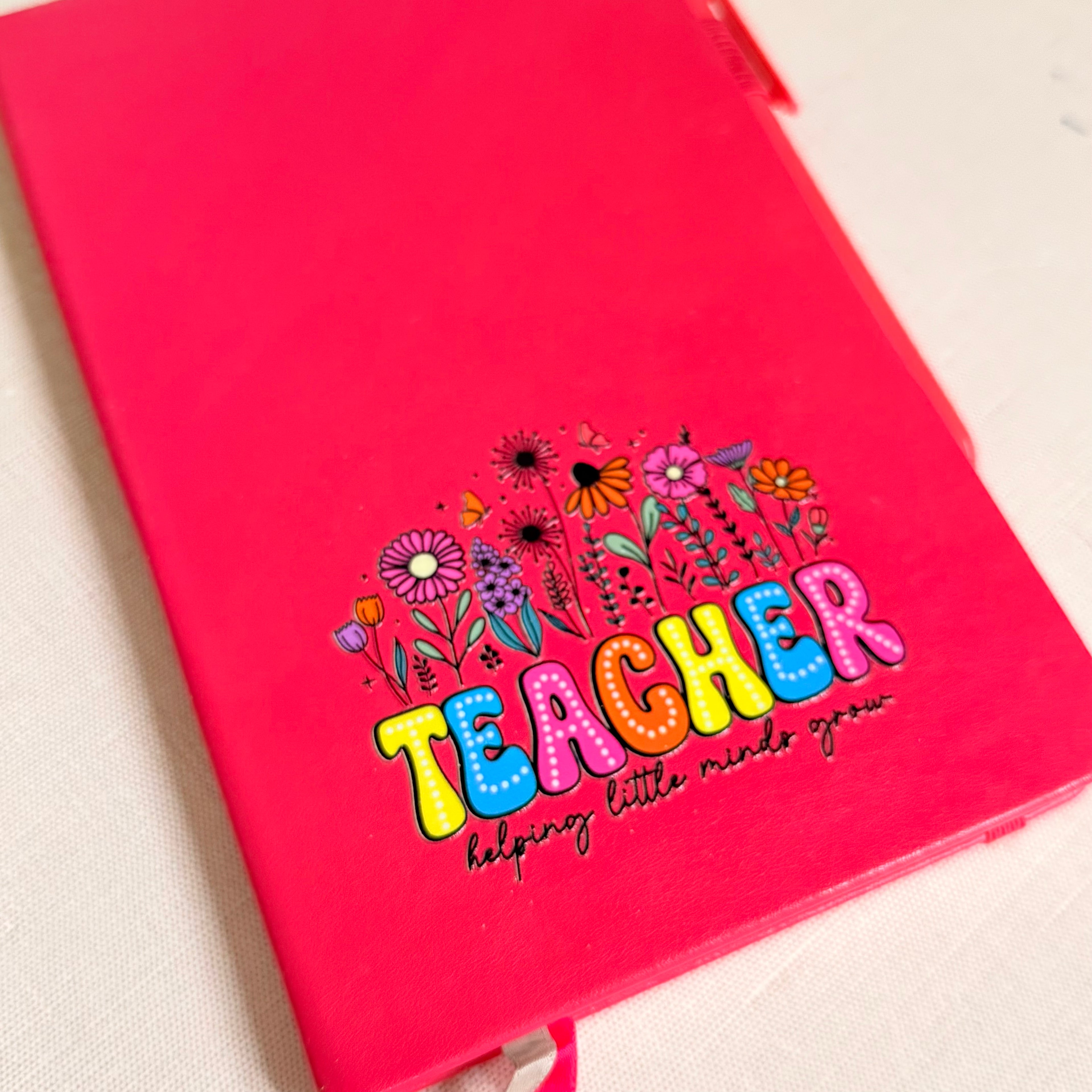Teacher – Teach. Love. Inspire.” Notebook & Planter Gift Set