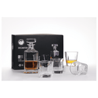 Custom Engraved Whiskey Decanter and Glass Set