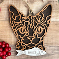 Personalized Cat Breed Ornament - Custom Wood Pet Keepsake