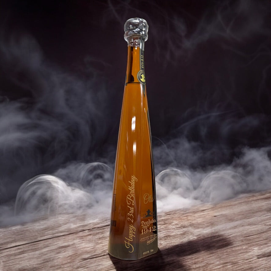 Engraved bottle of DonJulio 1942