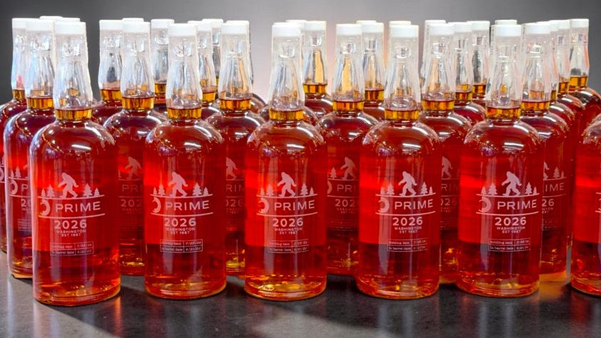 Bulk order for etched bottles for a local distillery 
