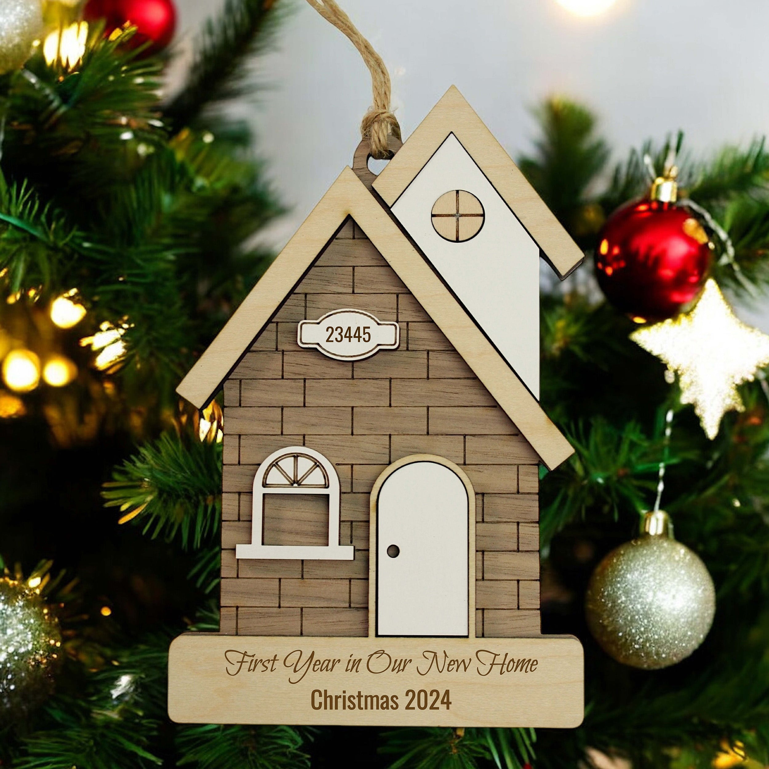 First Christmas Ornament, New House Celebration, Couples Holiday Decor