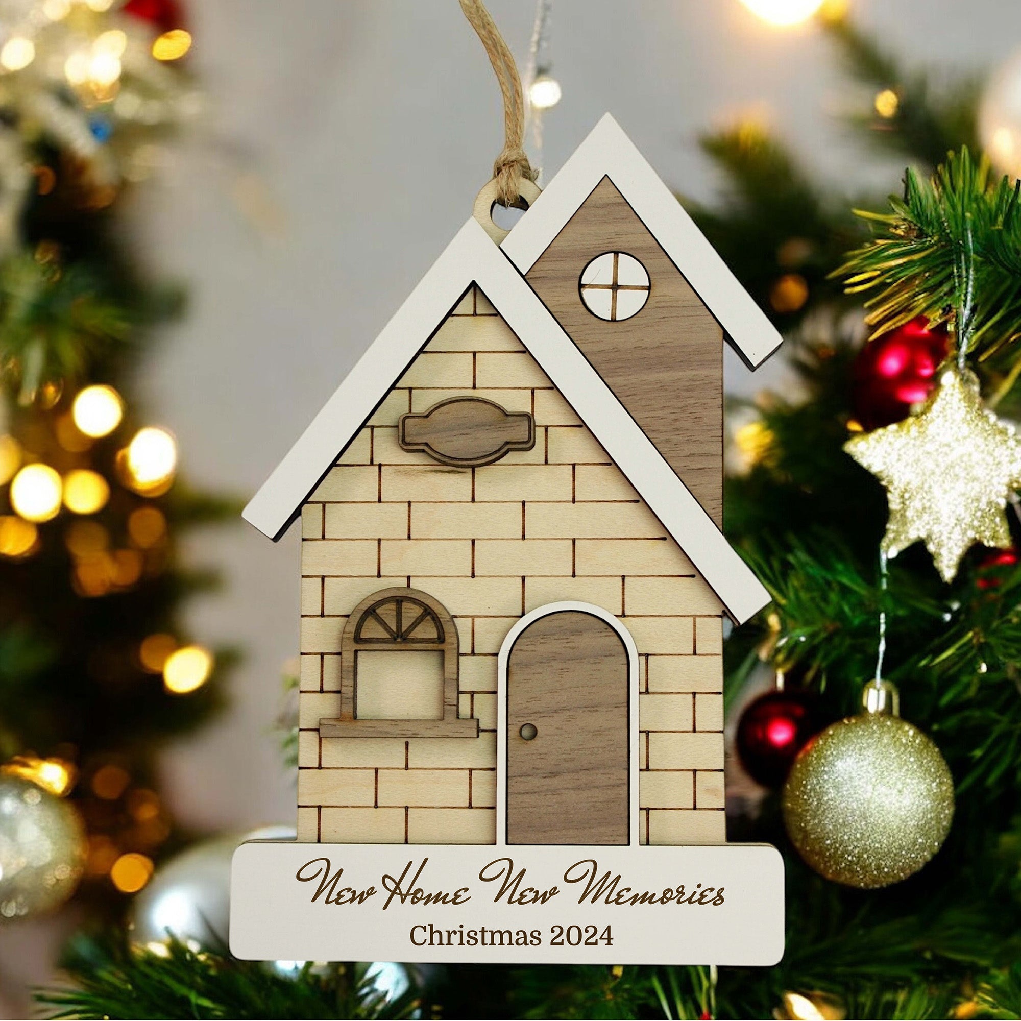 First Christmas Ornament, New House Celebration, Couples Holiday Decor