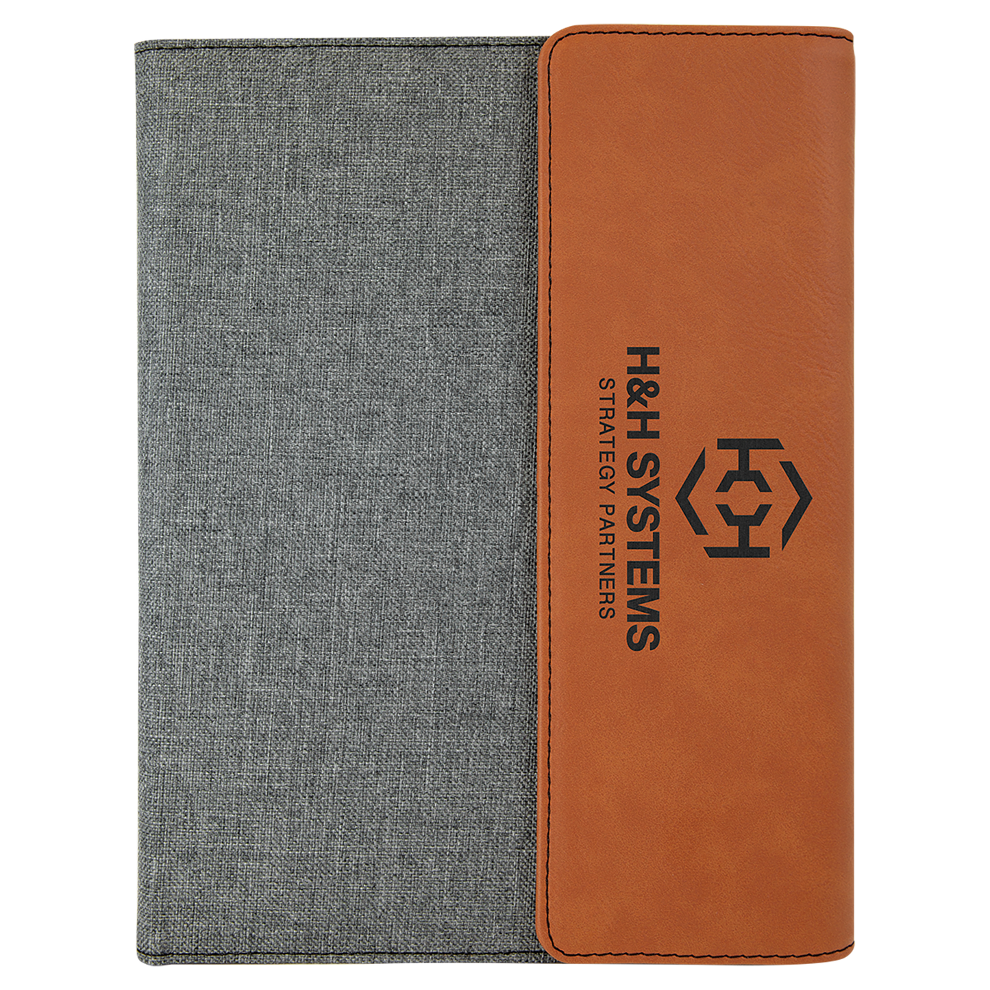 Personalized Flap Portfolio Notebook - Medium