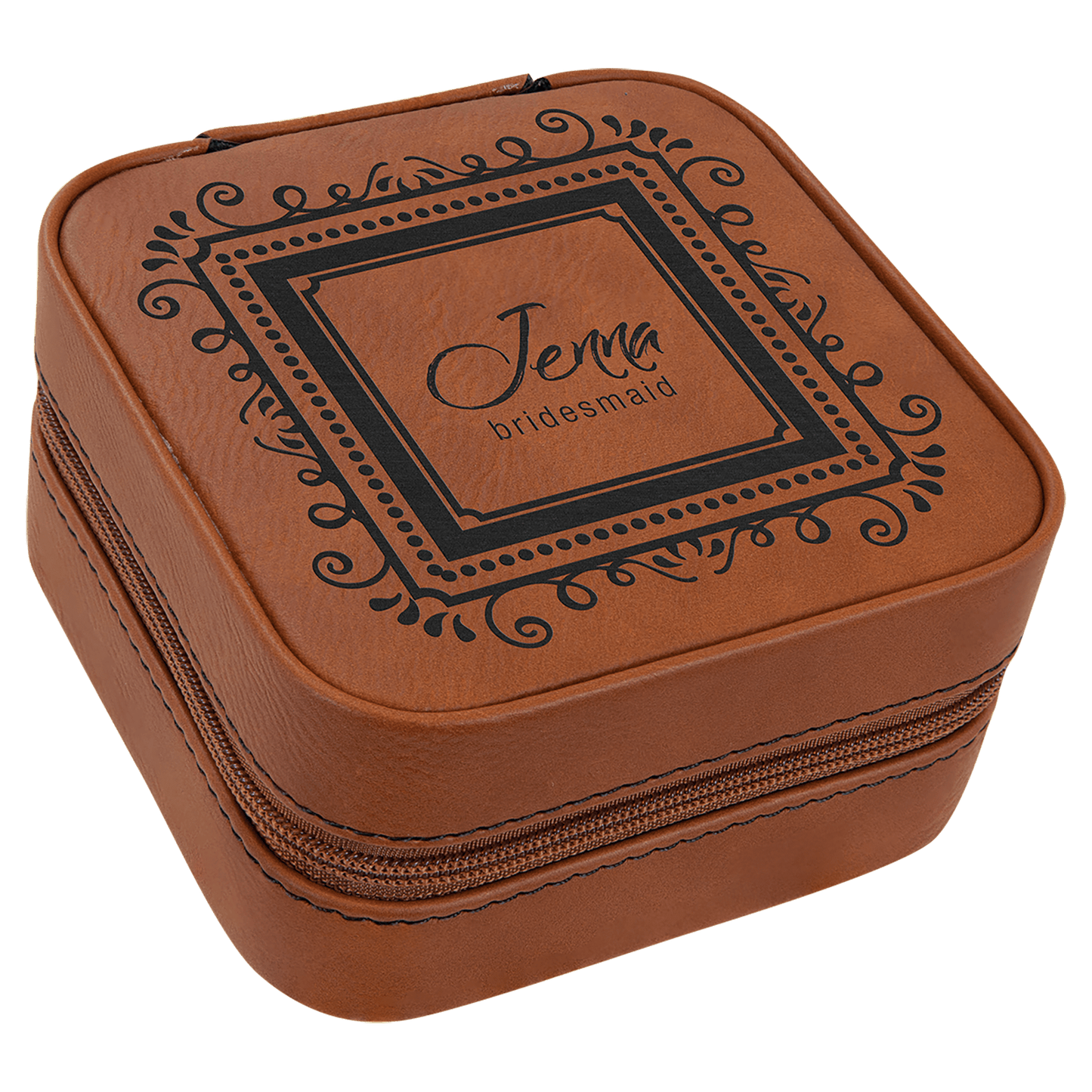 Custom Engraved Travel Jewelry Box