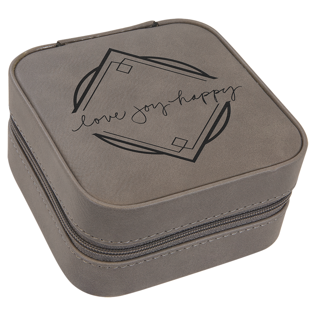 Custom Engraved Travel Jewelry Box