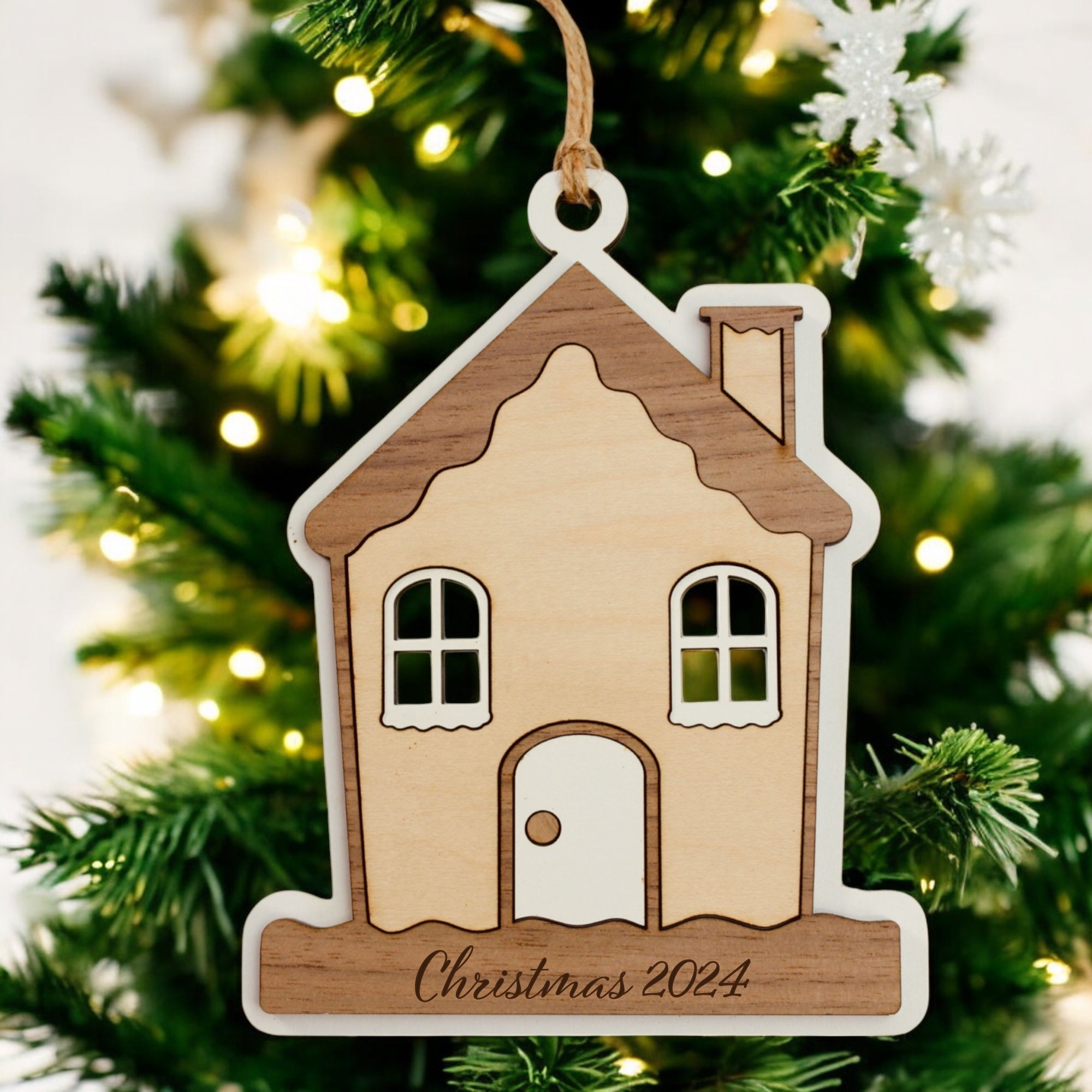 Gingerbread House Christmas Ornament