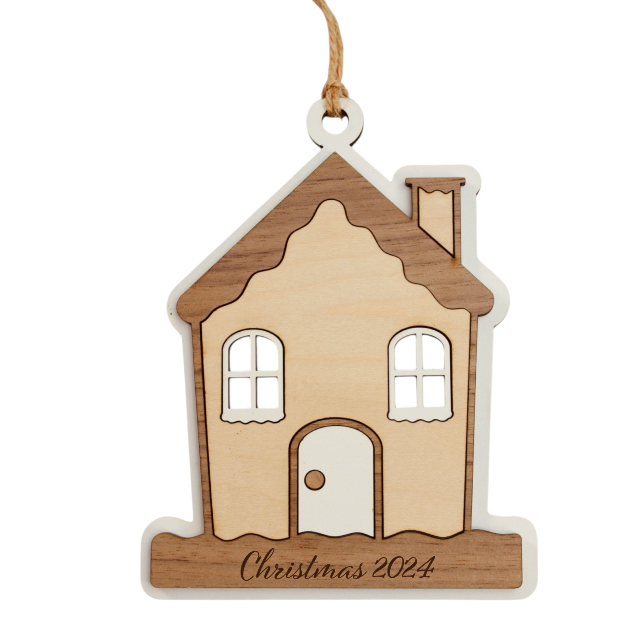 Gingerbread House Christmas Ornament