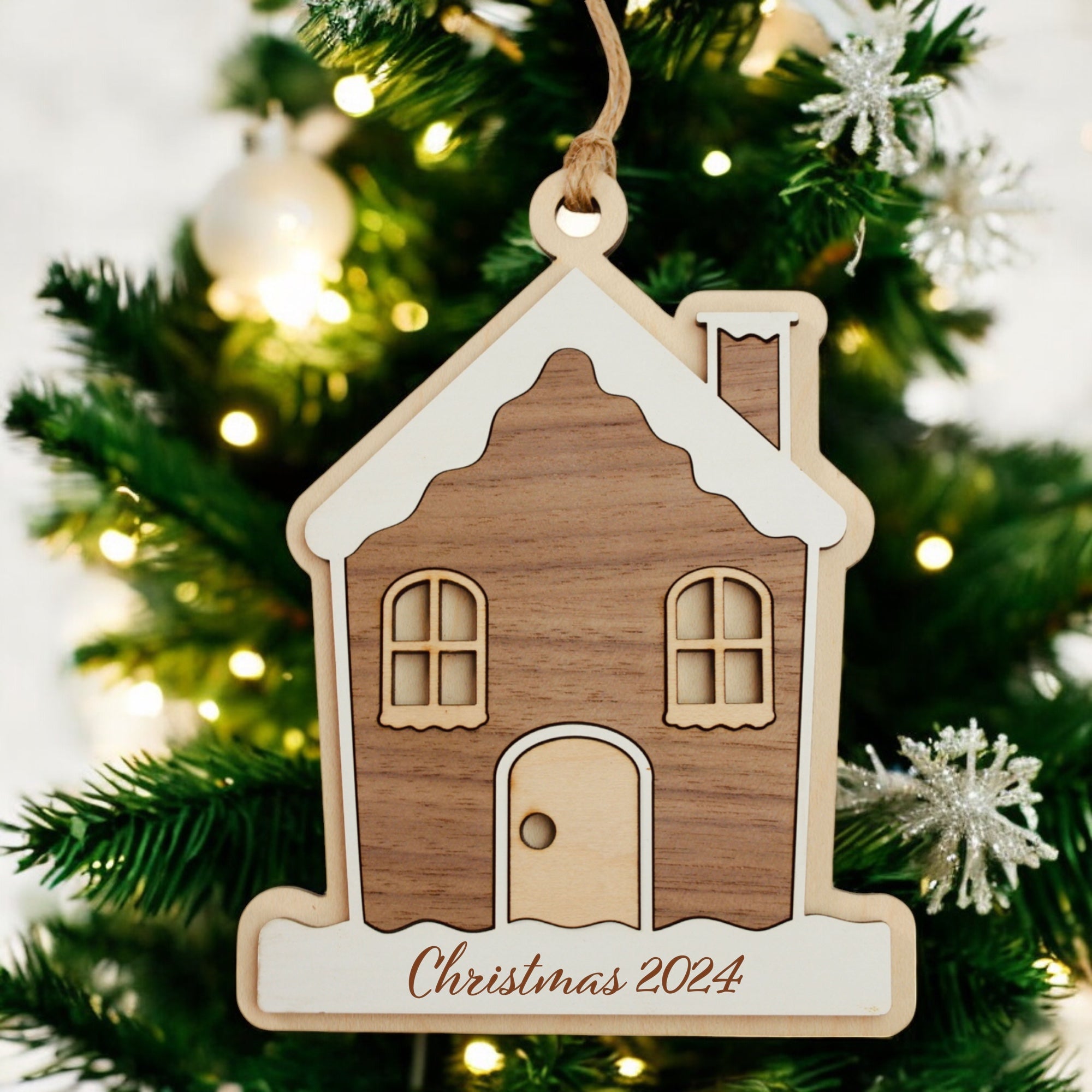 Gingerbread House Christmas Ornament