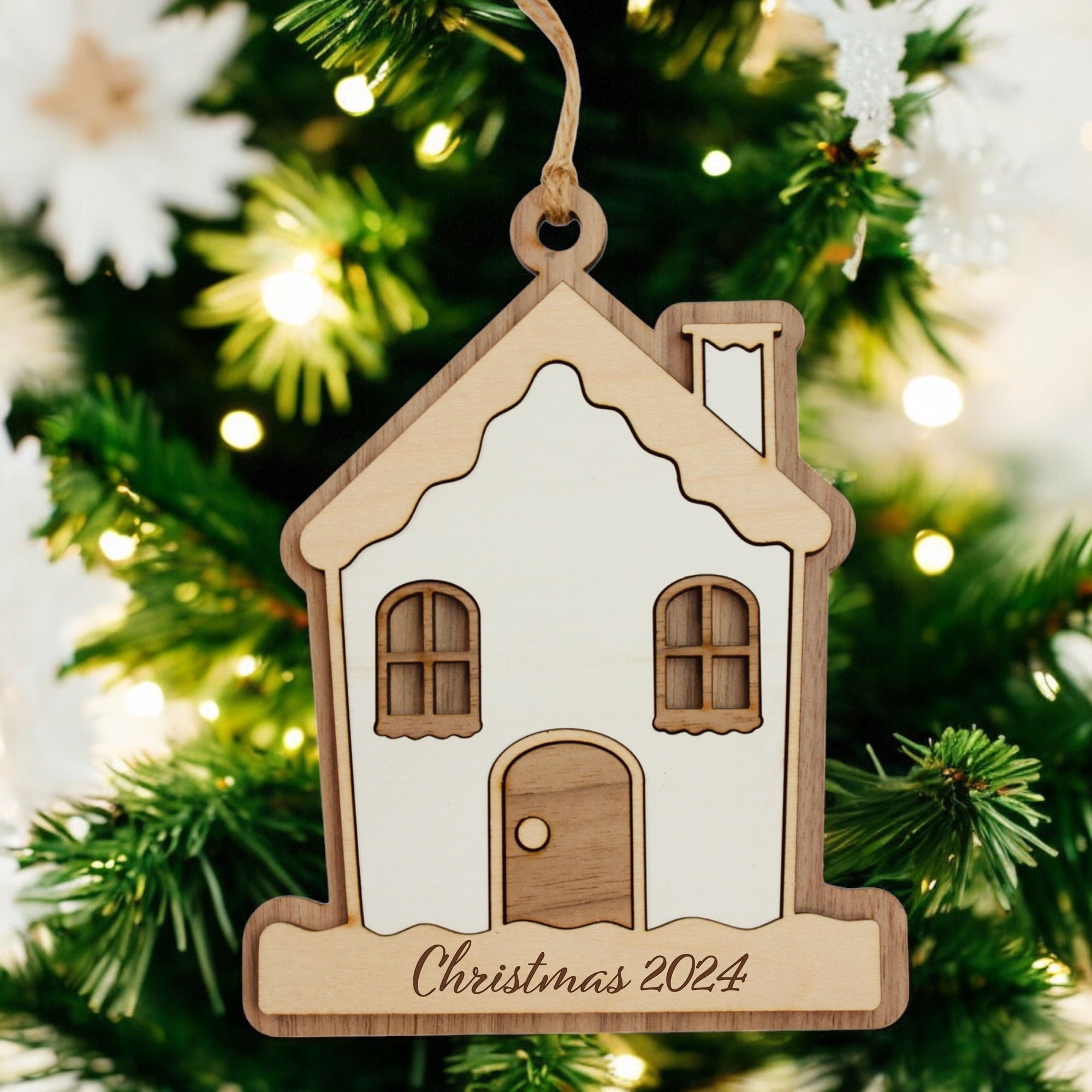 Gingerbread House Christmas Ornament