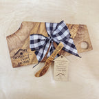 Live Edge Small Olive Wood Board Gift Set