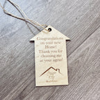 Cork Coasters with Kitchen Towels and Tag - Custom Realtor Gift Set