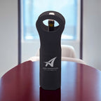 Personalized Leatherette Wine Tote