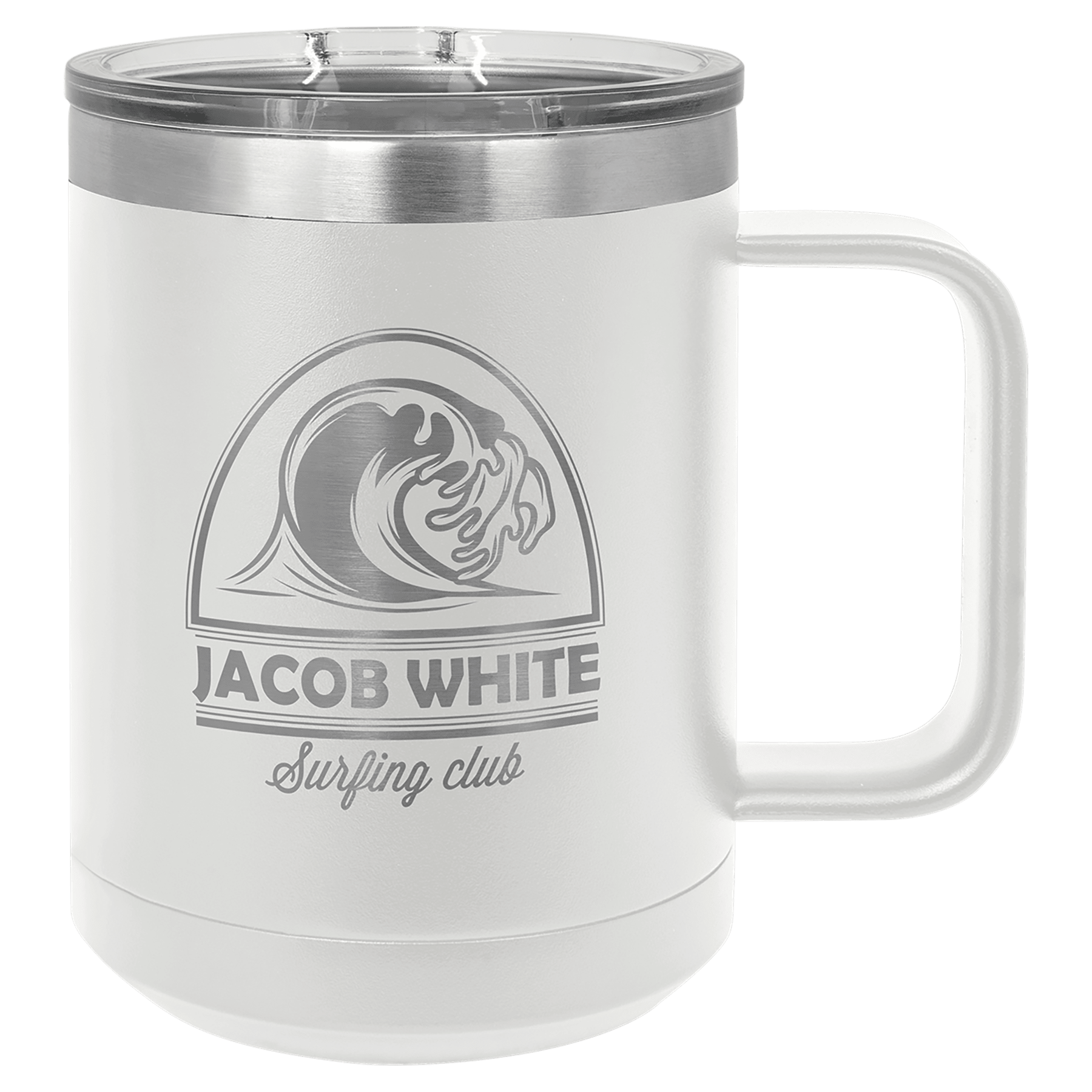 Personalized 15 oz. Insulated Mug with Lid