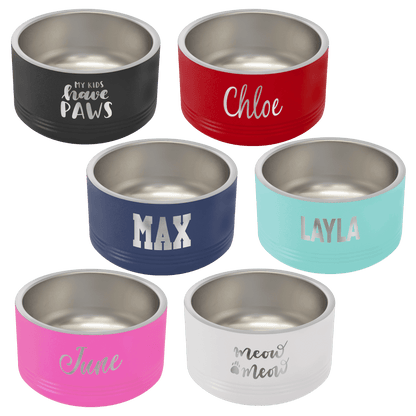 Personalized Polar Camel Pet Bowl