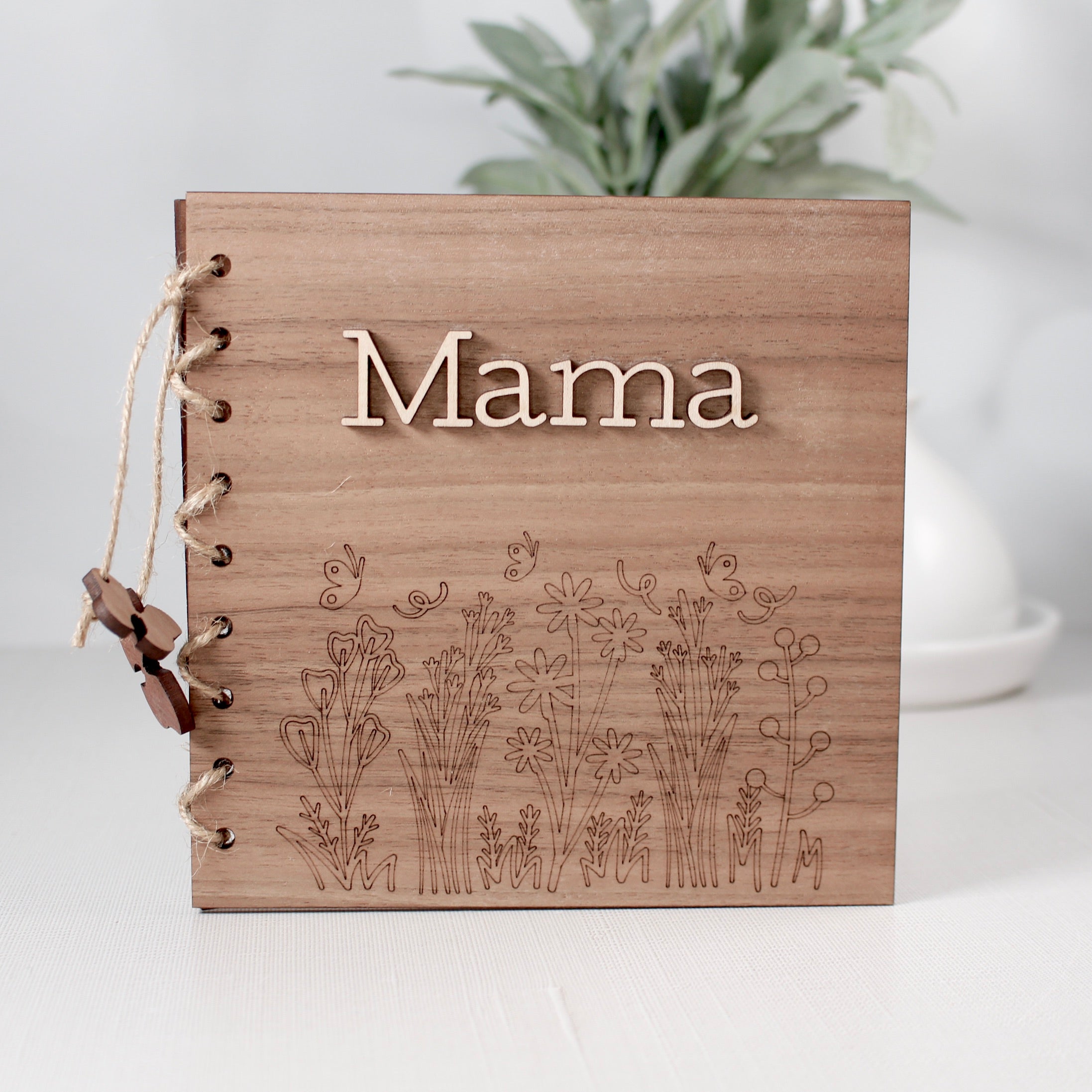 Engraved Mother's Day Wooden Card