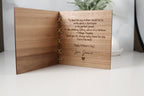 Engraved Mother's Day Wooden Card