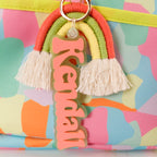 Personalized Name Tag Rainbow Keychain/Backpack Tag