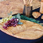 Olive Wood - Engraved Serving/Cutting/Charcuterie Board