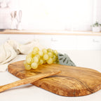 Olive Wood - Engraved Serving/Cutting/Charcuterie Board