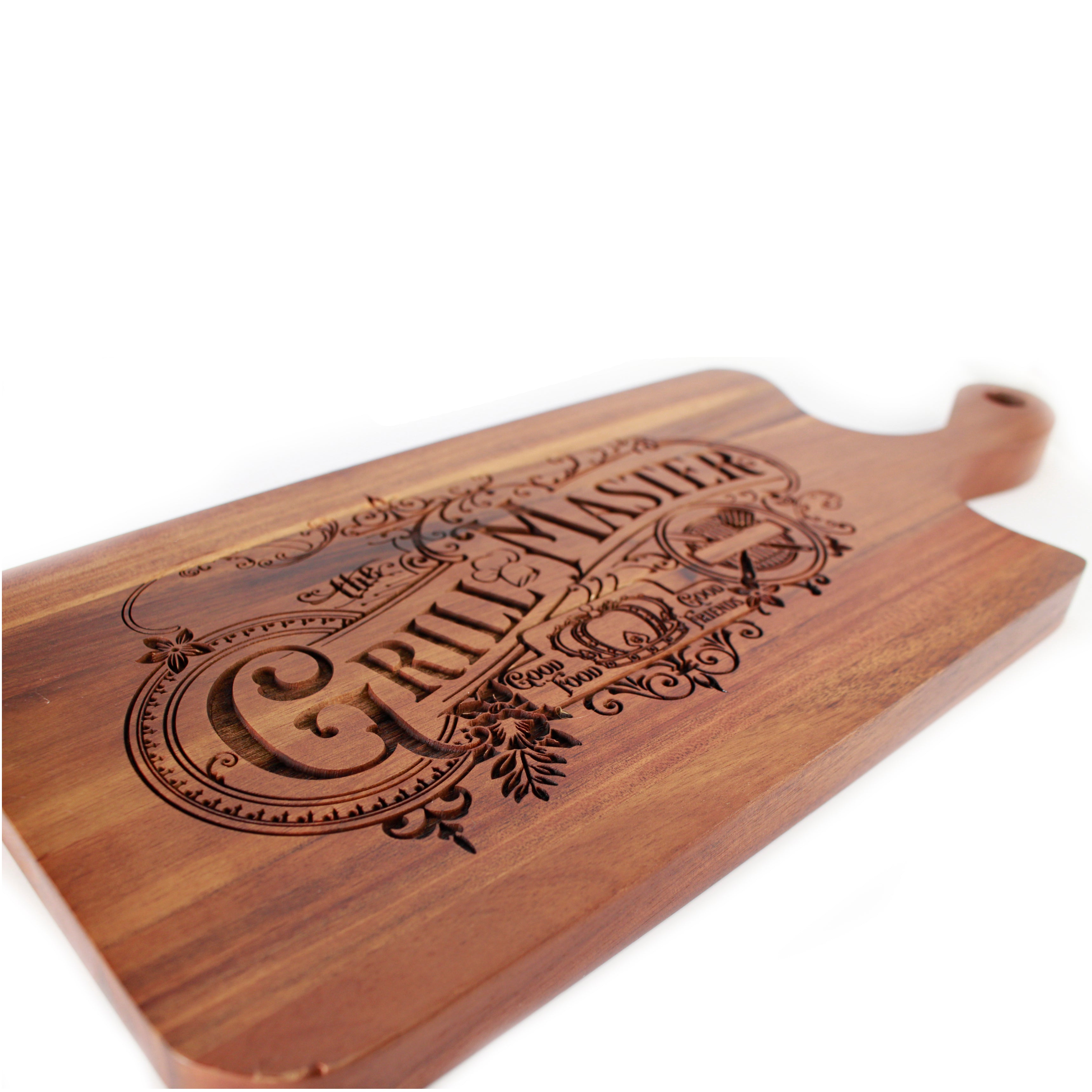 Acacia Grill Master Cutting Board with Handle