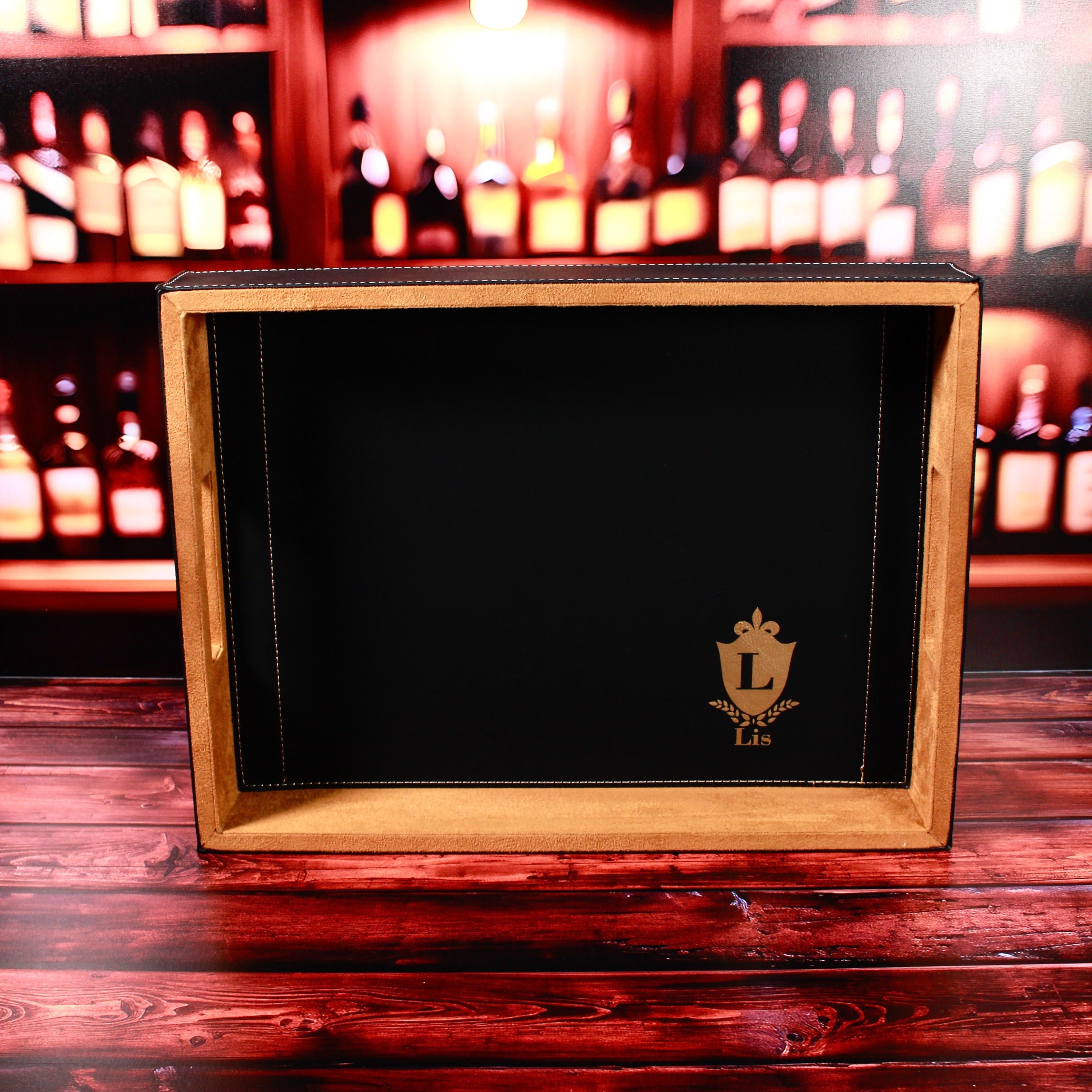 Custom Engraved Whiskey Decanter and Glass Set