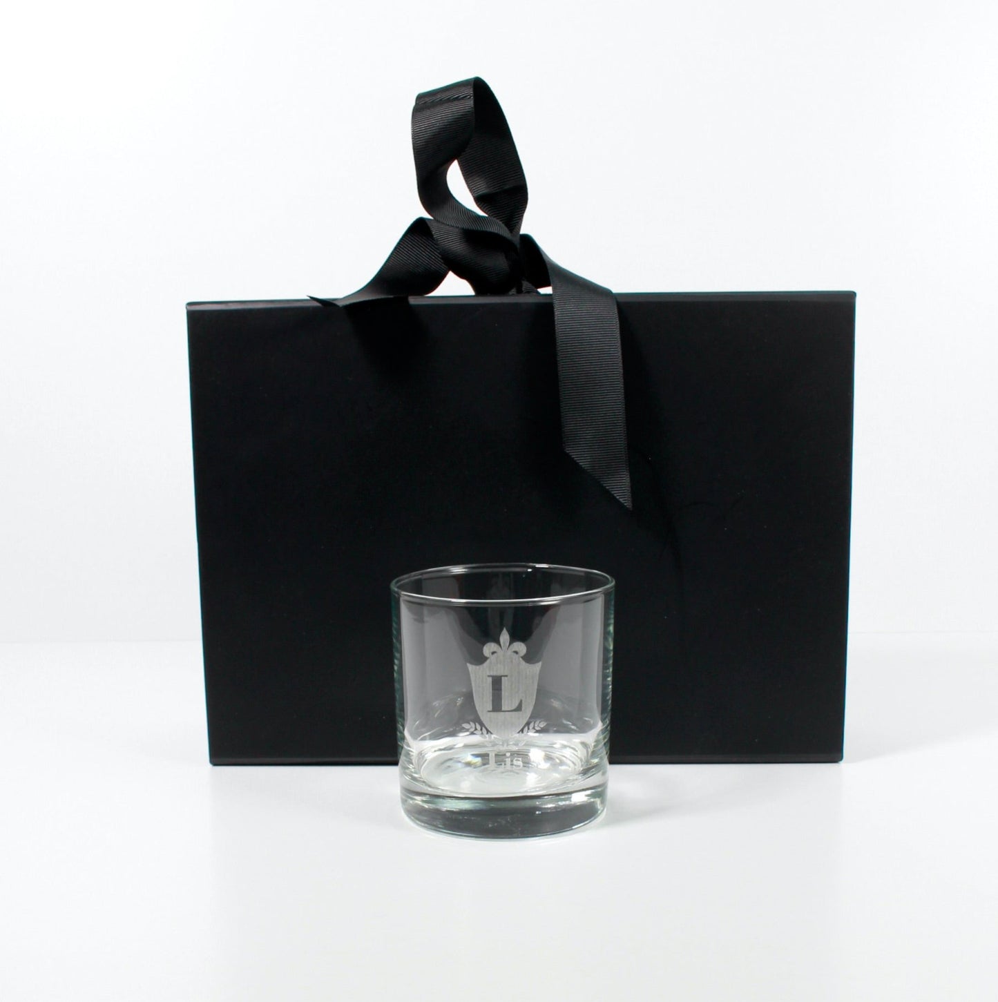 Personalized Glass Decanter, Engraved Glass Gift Set