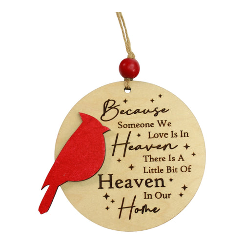 Cardinal Memorial Christmas Ornament