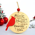 Cardinal Memorial Christmas Ornament